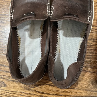 Olukai Kakaha Mens 8.5 Fox Dark Java Brown Leather Slip-on  display picture 3