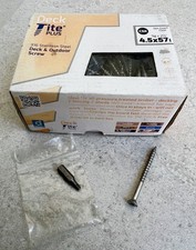 DECK-TITE PLUS® 4.5 x 57 Decking Screw Marine A4 Stainless Square Drive (x200)