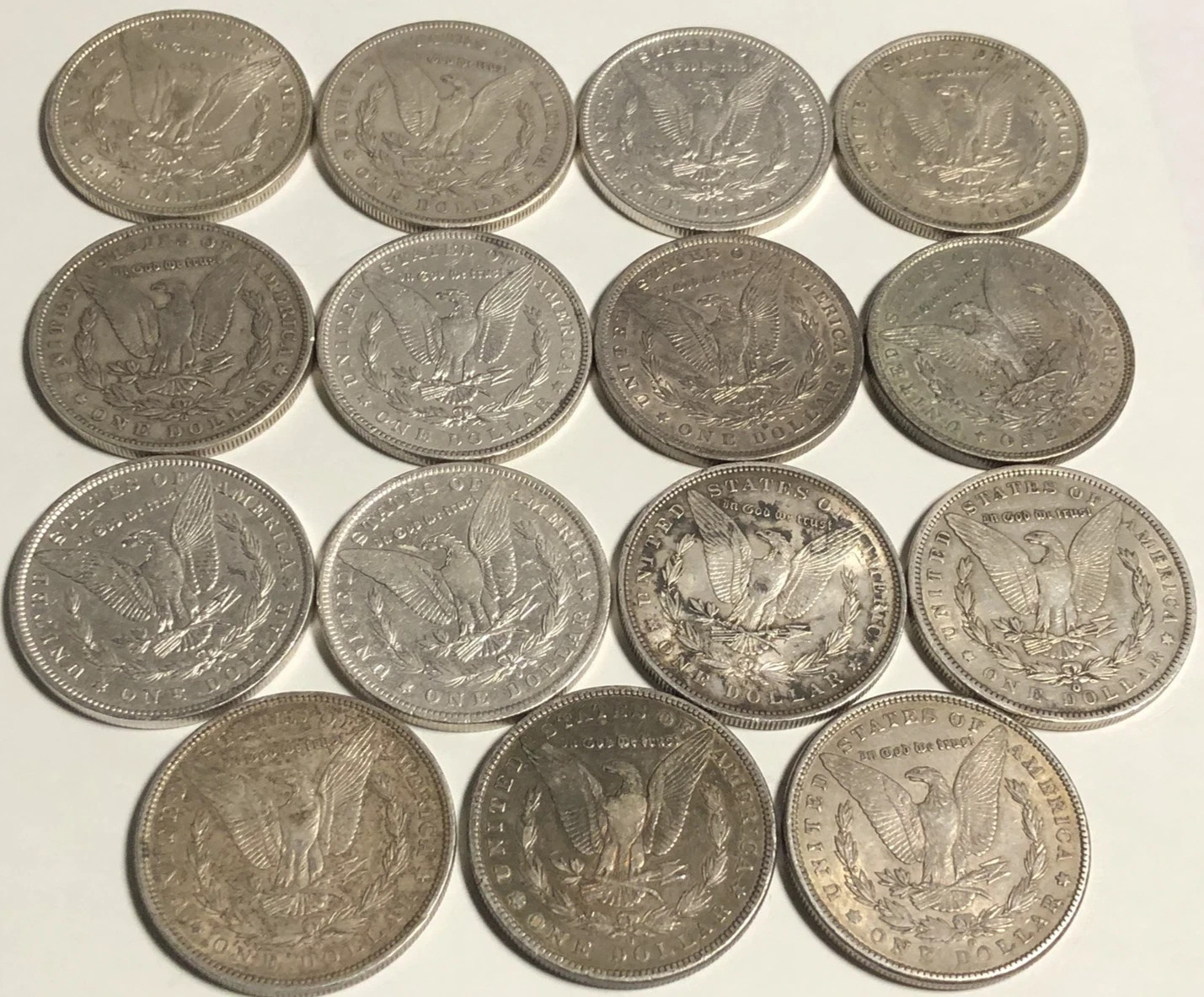 MORGAN SILVER DOLLARS LOT OF 15 | eBay