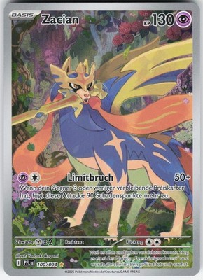 Zacian 100 - Fatale Flammen - Pokemon Card NM Deutsch