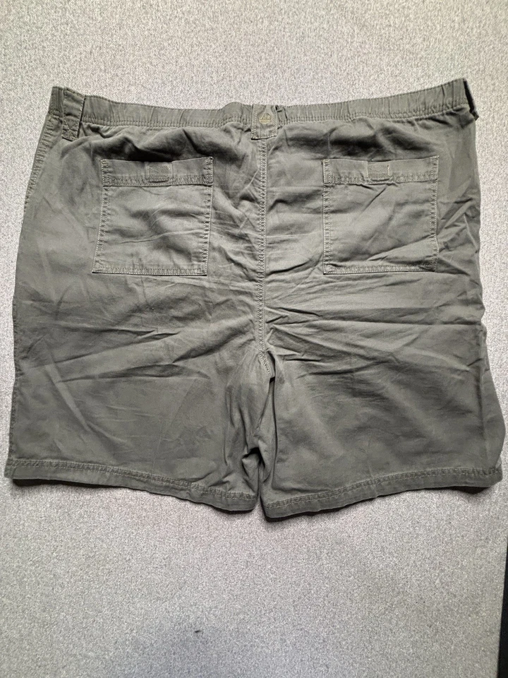 Pantalones Cortos Carga Hombre Talla 48 Gris 100% Algodón Exterior Informal Utilidad Bolsillos Foto 4 de 4