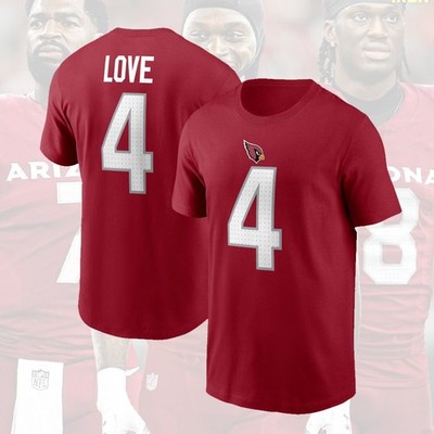 HOT - Jeremiyah Love #4 Arizona Cardinals 2026 Player Name & Number S-5XL Fans