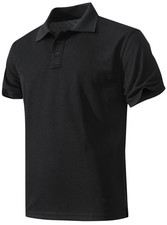Men's Quick-Dry Active Polo Shirts Short Sleeve Performance for Golf Tennis D...
