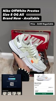 off white prestos sizing