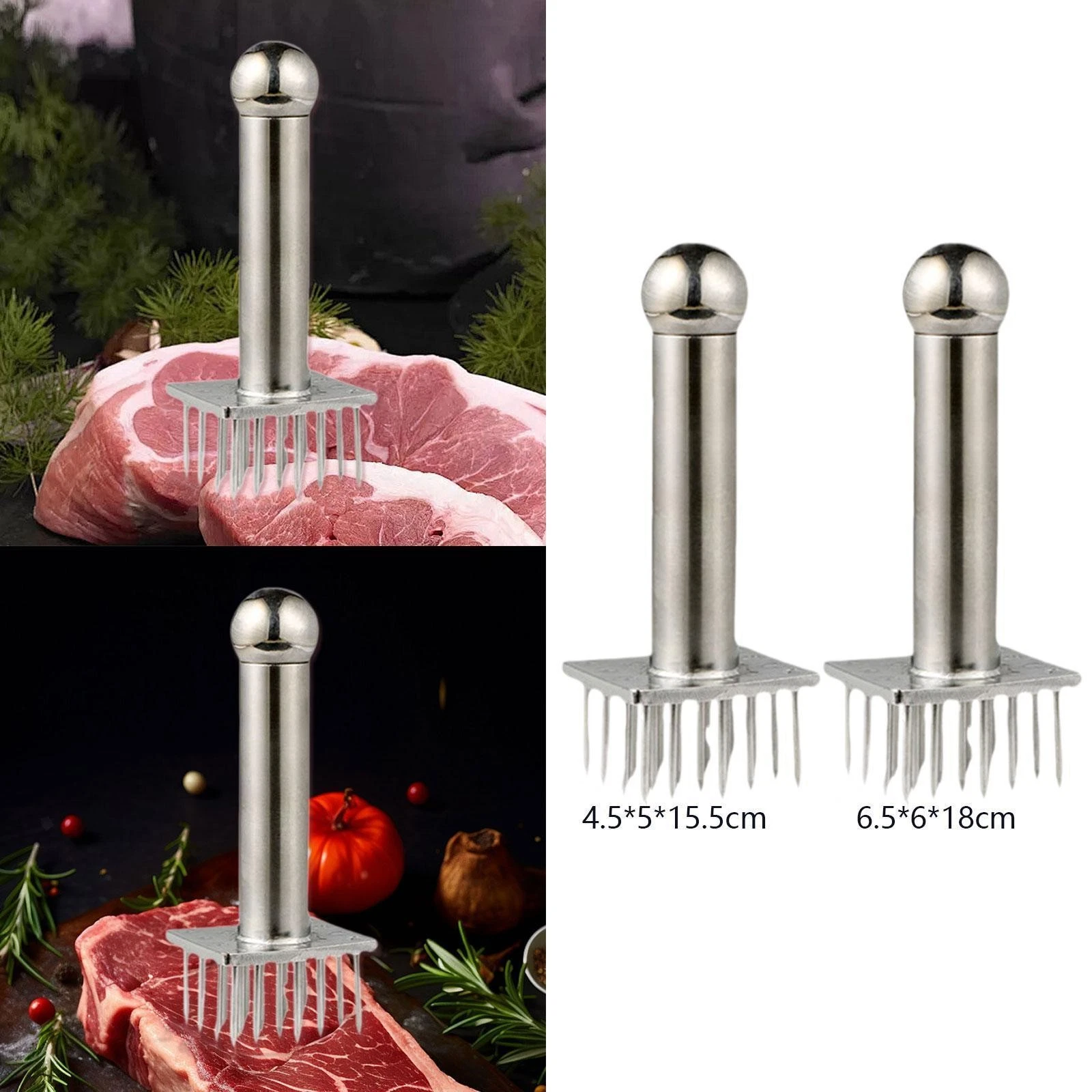 Manual Meat Tenderizer Meat Tenderizer Tool Sturdy Comfortable Grip Lightweight