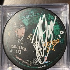 Brenden Morrow Signed Dallas Stars Hockey Puck