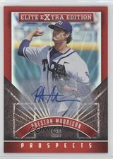 2015 Panini Elite Extra Edition Prospects Auto Preston Morrison #176 Auto 0l2