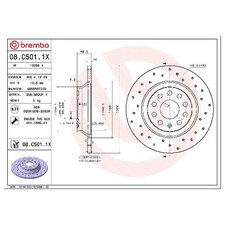 2x Bremsscheibe 26221384 hinten für Skoda Kodiaq 1 NS6 2 PS7 Superb 3 3V3 3V5 4