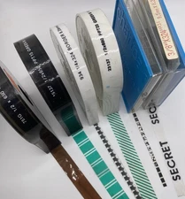 Lot Of 5 Vintage NOS Chartpak And Letraline Graphic Art Tape, Still Sticky!