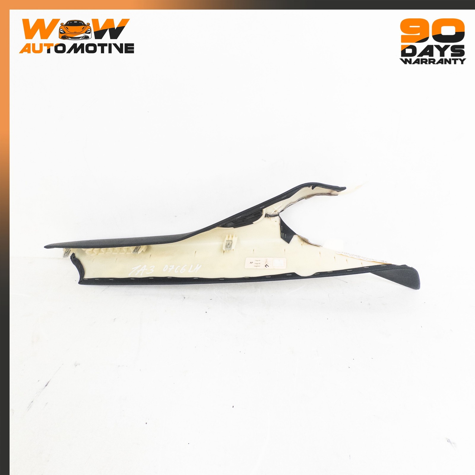 05-13 CHEVROLET CORVETTE C6 FRONT LOWER LEFT DRIVER SIDE PILLAR TRIM BLACK OEM