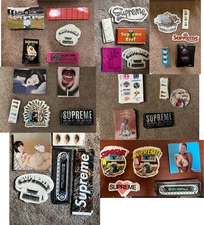 Supreme Assorted Stickers Lot of 5 + 2 random free stickers (Multiple Bundles)