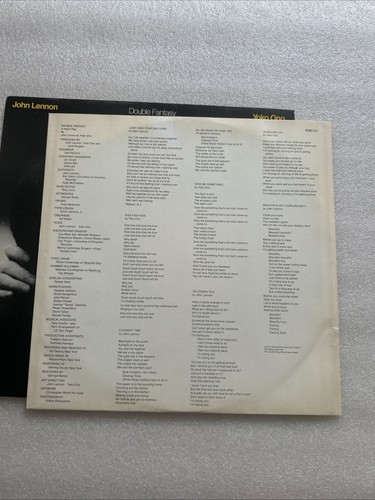 John Lennon Yoko Ono Double Fantasy Vinyl Record K99131 VG+/VG+ - Picture 4 of 6