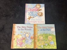 American Girl Bitty Baby Twins Books In The Woods, At The Park, Midnight Secret