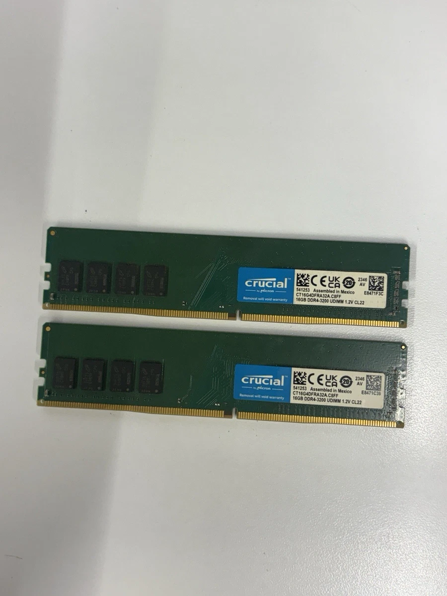 Crucial DDR4 SDRAM 32 GB Total Capacity Memory (RAM) for sale - eBay
