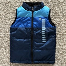 Hurley 4T Toddler/Kids NEW Puffy Vest Gorpcore Surf Ocean Seaside Kids Toddler