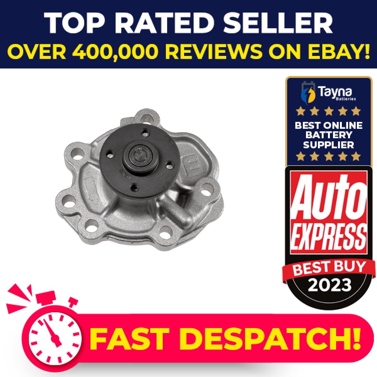 Water Pump fits SUZUKI SWIFT ZC33S 1.4 2017 on K14C Coolant Blue Print Quality