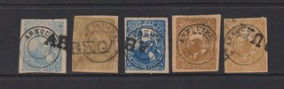 PERU AREQUIPA Overprints sold as seen (1293)