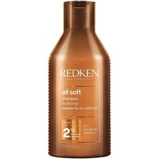 Redken All Soft Shampoo 300ml ideal for dry, brittle hair