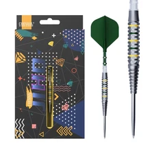 CUESOUL JIHO D3 21/23/25g Steel Tip 90% Tungsten Dart Set with Unifying ROST T19