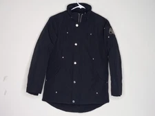 Moose Knuckles Unisex Youth Medium Shearing Bomber Jacket Black 