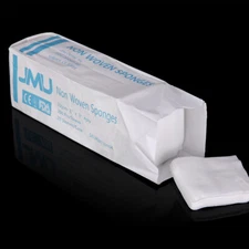 200/Pack Dental 4-Ply Non-Woven Sponges Disposable First Aid Gauze Pads