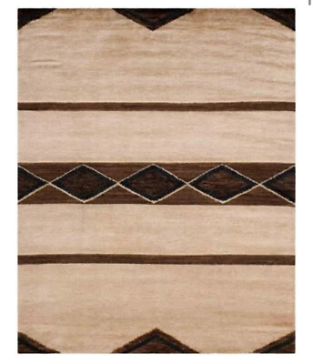 2x3 ft Southwestern Navajo Handmade Boho Wool Tribal Flatweave Kilim Area Rug 2
