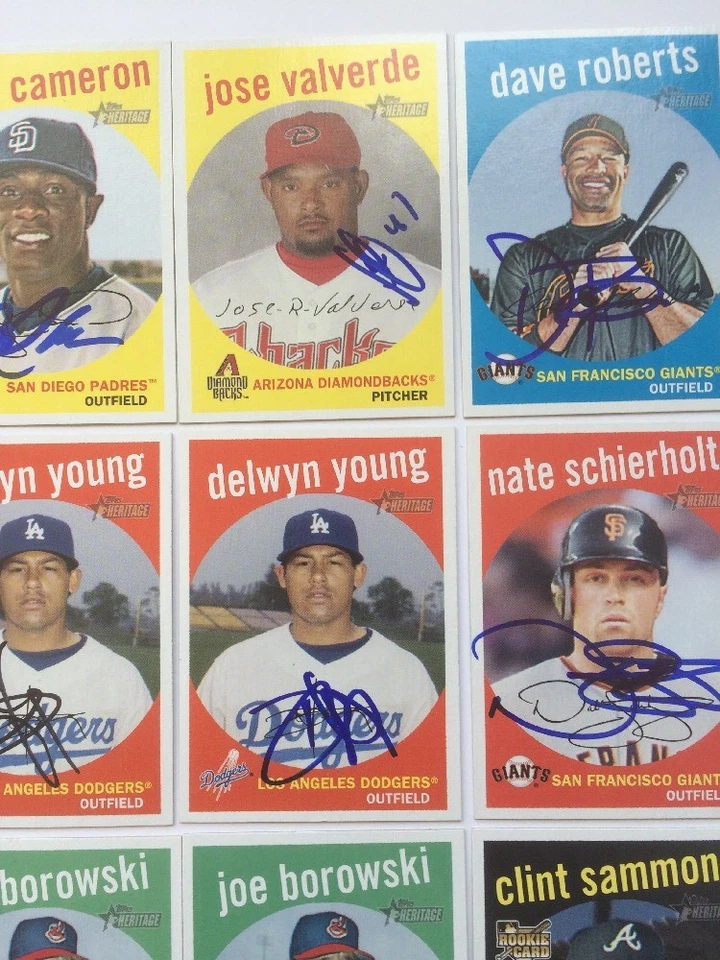 2008 Topps Heritage Autographed Card Will Pass BAS Yankees Red Sox Cubs Astros - Image 4 of 4