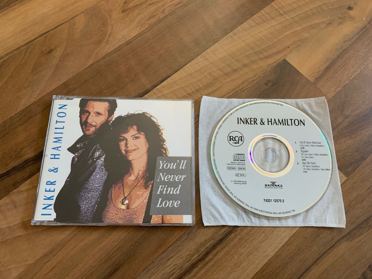 INKER & HAMILTON You'll Never Find Love OOP 1992 GERMANY CD