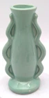 Vintage Shawnee Green Bud Vase Handles USA