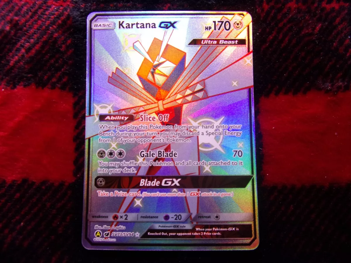 Shiny Kartana GX/Hidden Fates/Pokemon cards, Hobbies & Toys, Toys