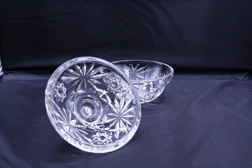 EAPC Prescut Clear Glass Anchor Hocking-Set of 4 Pitcher Candy Creamer BonBon - Picture 15 of 21