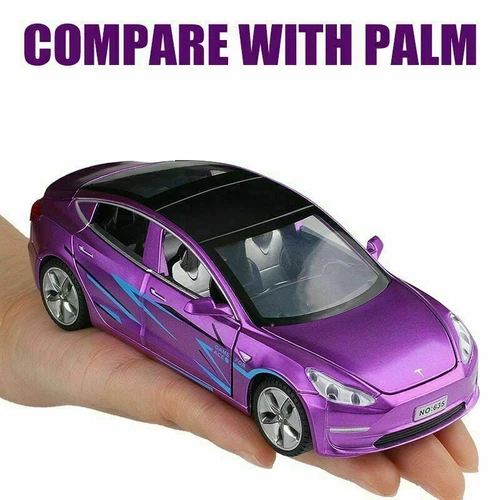 1:32 Tesla MODEL3 Legierung Automodell Spielzeugfahrzeuge Jungen Kinder Geschenk - Bild 6 von 16