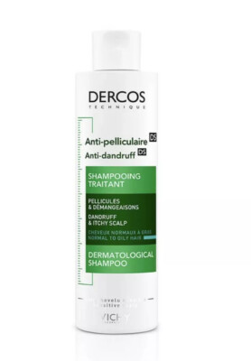 VICHY DERCOS ANTI DANDRUFF SHAMPOO FOR OILY & ITCHY SCALP 200ML