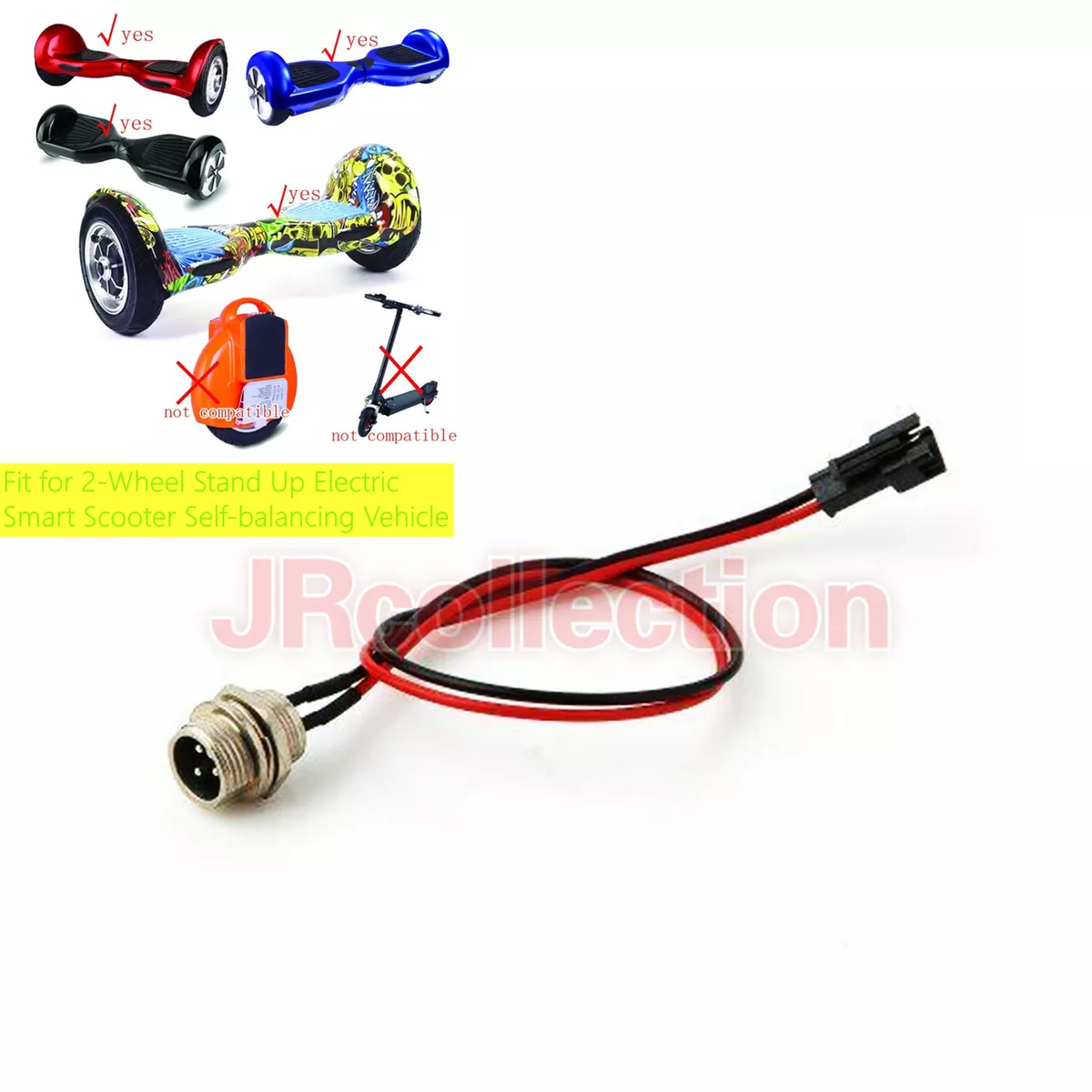 Hoverboard charging 2025 cable