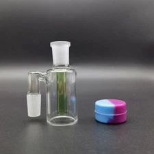 14mm 90° Silicone & Glass Ash Catcher Shower Head for Hookah Bong Water Pipe New