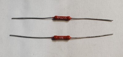 Penn Ceramic Resistors 1% 9.1 Ohm Vintage Electronics Circuit Parts Lot of 2