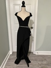 Black Halo Eve Long Gown Dress Sz S Women  s