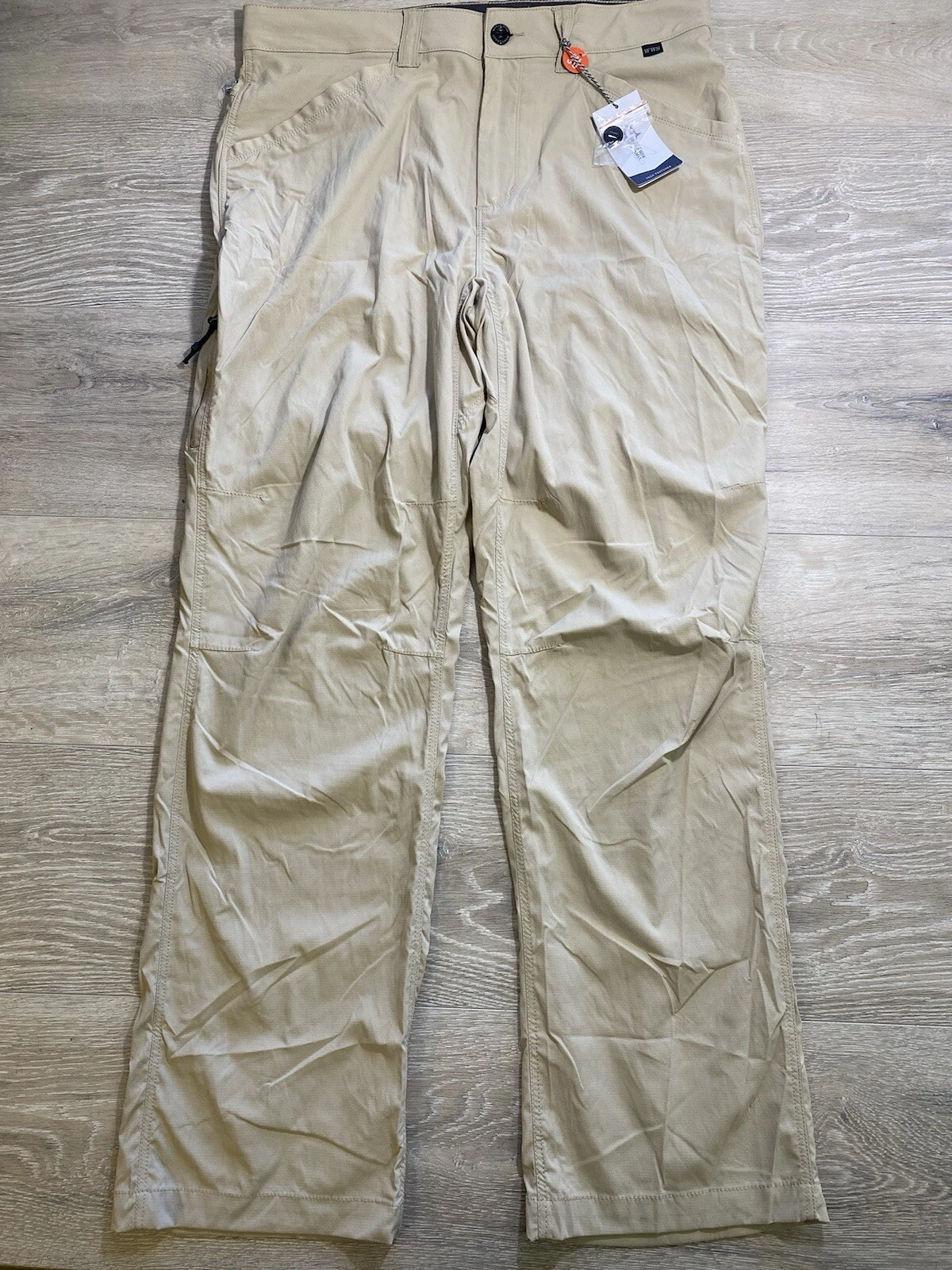 Worldwide Sportsman Crest Pants Men’s White Pepper 36x32 NWT Fishing
