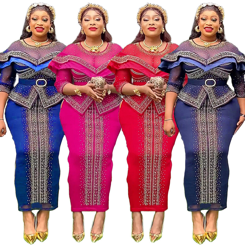 Plus Size Women African Evening Maxi Dress Turkey Formal Prom Dresses Gown  Arab | eBay