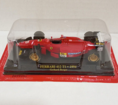 Hachette 1/43 Ferrari F1 Collection Ferrari 412 T1 Gerhard Berger 1994 Diecast