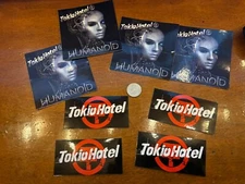Tokio Hotel Scream Ready ( Lot of 8)-Stickers  + Free Flag sticker
