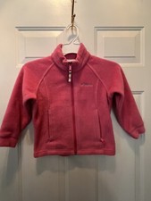 Columbia Girls Pink Fleece Jacket Sz 4/5