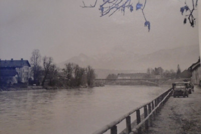 Villach  DRAVA rIVER   BAOR OFFICERS PHOTOGRAPH 1952     10/7 CM