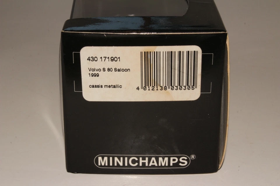 Minichamps 1999 Volvo S 80 Sedan, 1/43 Scale Boxed - Image 3 of 4