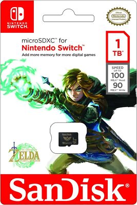 SanDisk Nintendo Switch 1TB 512GB 256GB 128GB 64G Micro SD
