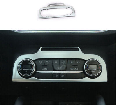 Titanium For 2019-2020 Ford Focus ST RS Silver cover trim console AC knob frame