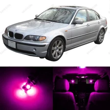 16 x Pink LED Interior Light Package For 1999 - 2005 BMW 3 Series M3 E46 + TOOL