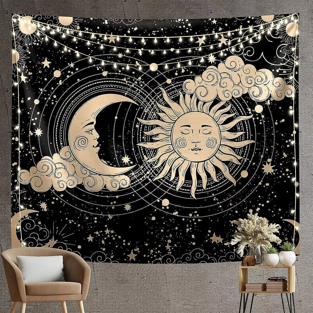 The sun and 2025 the moon tapestry
