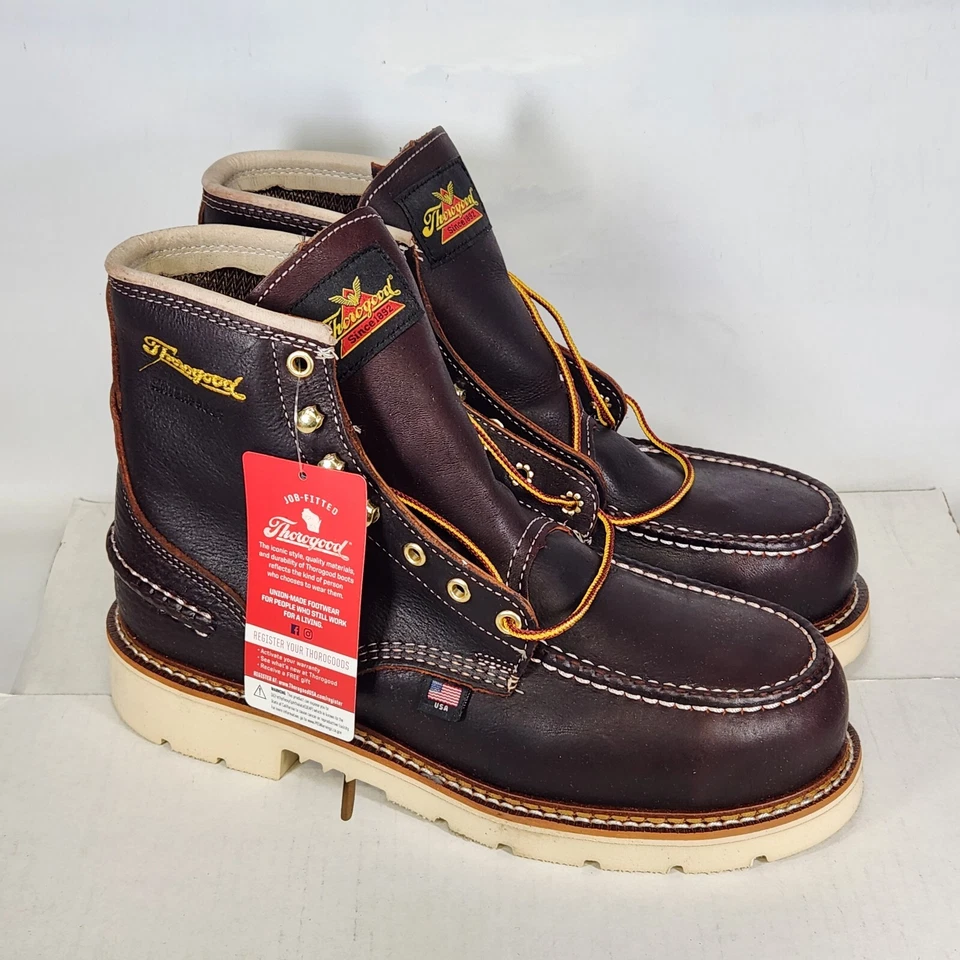 Talla 8 - Puntera Thorogood 6" Fortificada Moc - Puntera de Acero / EH / WP / SR - 804-4940 Foto 2 de 4