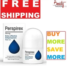 Perspirex Strong Antiperspirant Roll-On 20ml Body Fresh FREE SHIPPING TO USA